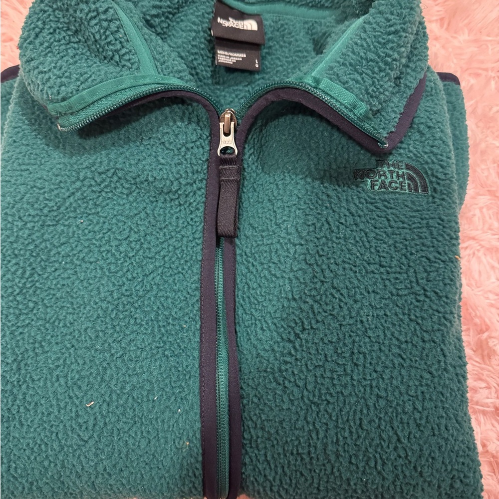 The North Face Teal Fleece Jacket